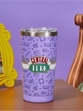 Friends Lavender Central Perk Insulated Tumbler 20 ounce